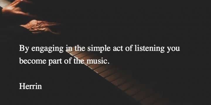 simple act of listening - Herrin